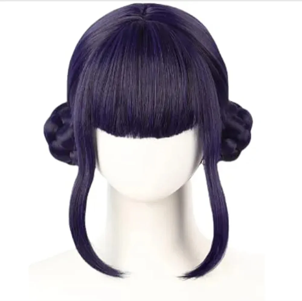 Anime Purple Braided Women's Wig Cosplay Demon Hunters Inspired